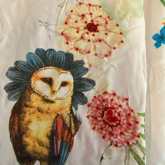 Desigual Multicolor Nature Print Blouse - Picture 6 of 9